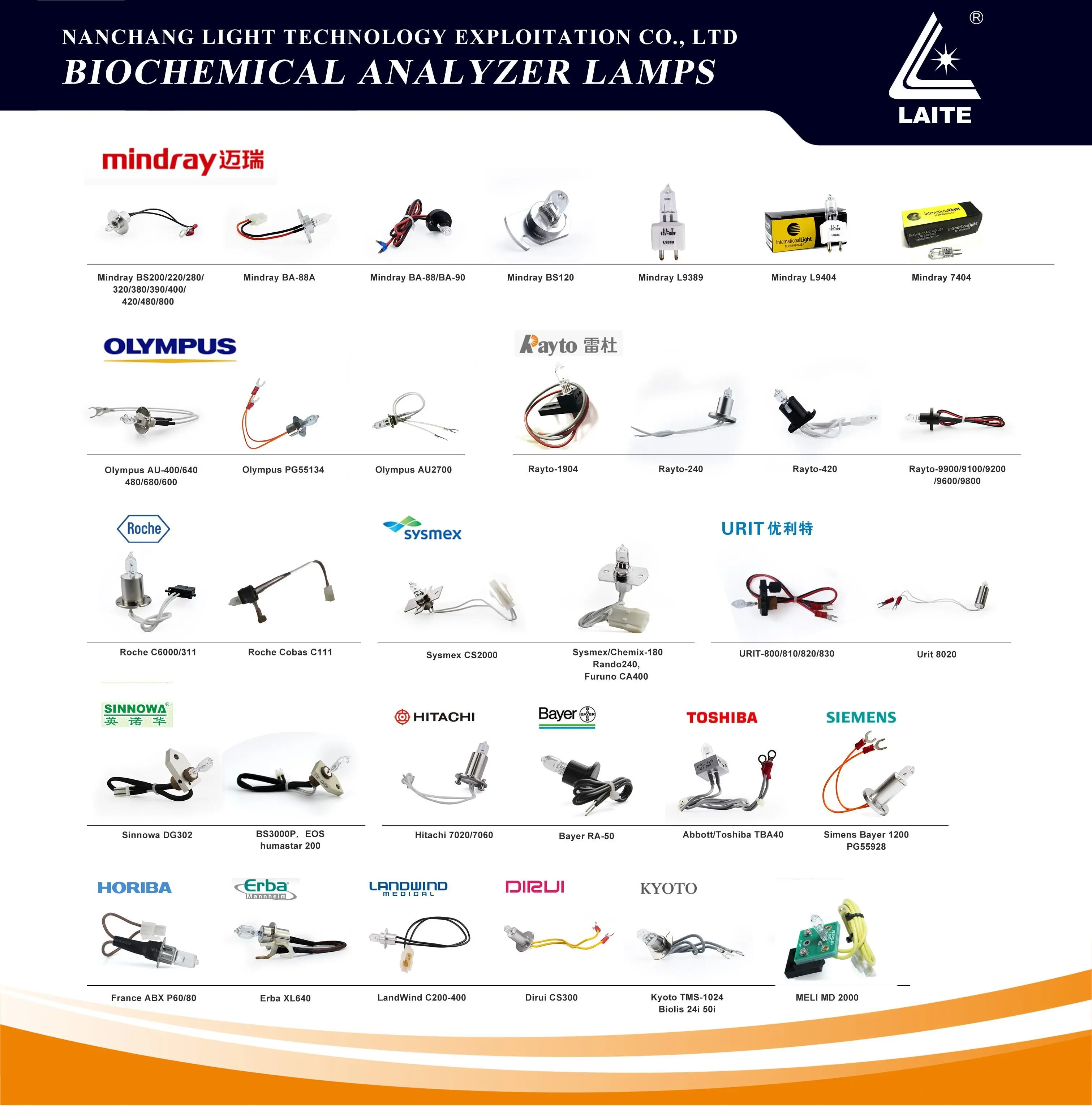 Lt03098 6V20W Special Base100hrs Life Time for Cornig 560 Biochemiccal Anayler