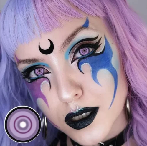 Halloween Sharingan Role play Party Red KAKASHI cosplay colored eye contact lenses case contact lenses