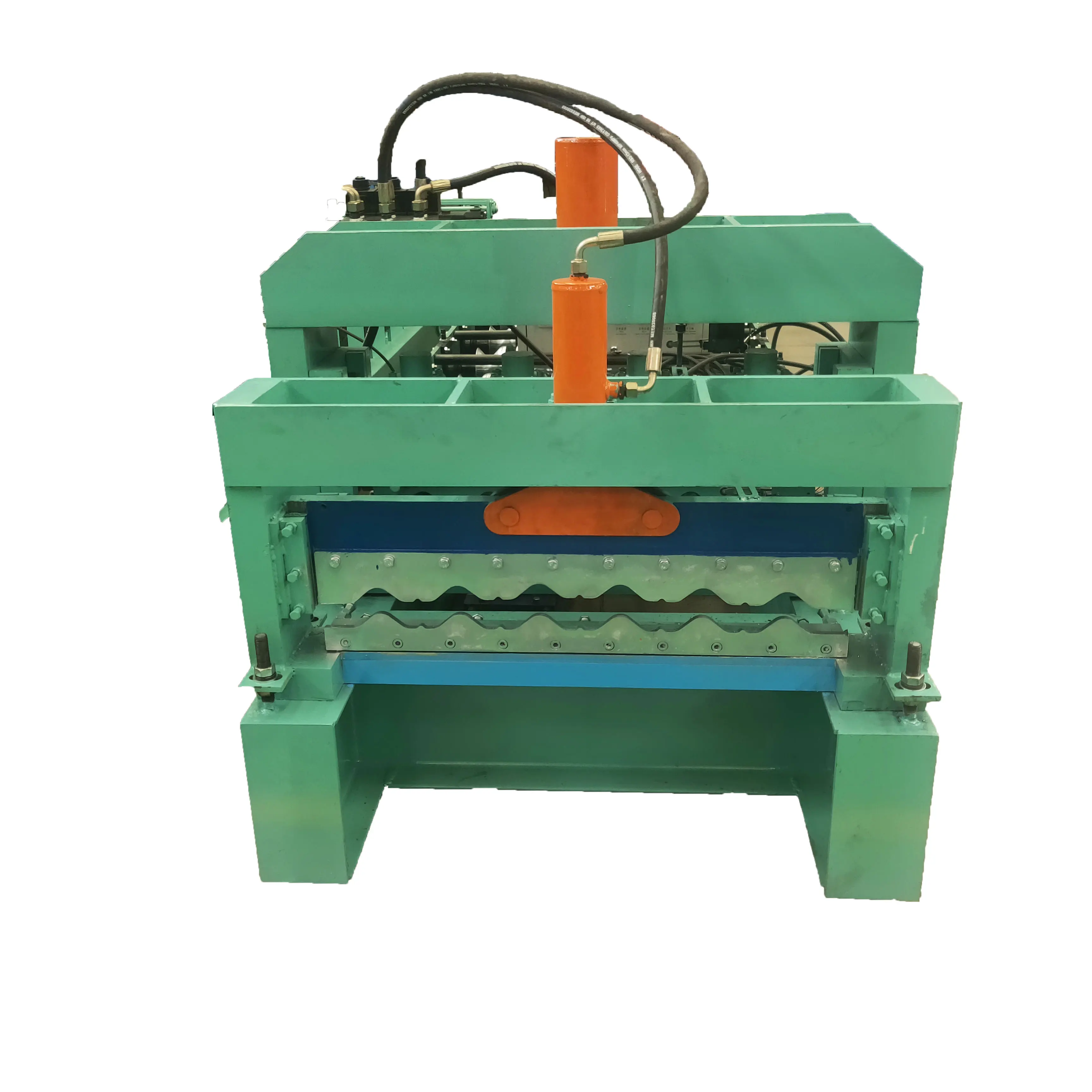 Archaize glazed tile color steel tile galvanized sheet aluminum sheet cold bending forming equipment