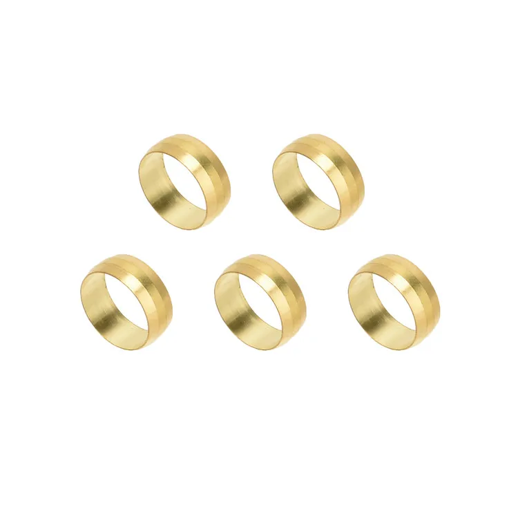 AVONFLOW Ccu Olive 8-22mm Pack of 5 UK Copper Brass Fitting Copper Collar