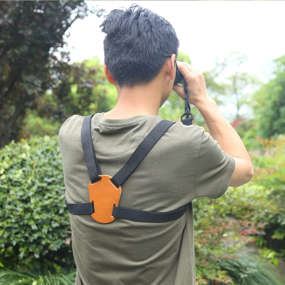 Factory Bird Watching Hiking Stargazing Hunting Concert Durable Polyester Binoculars Case Pouch with Adjustable Shoulder Strap