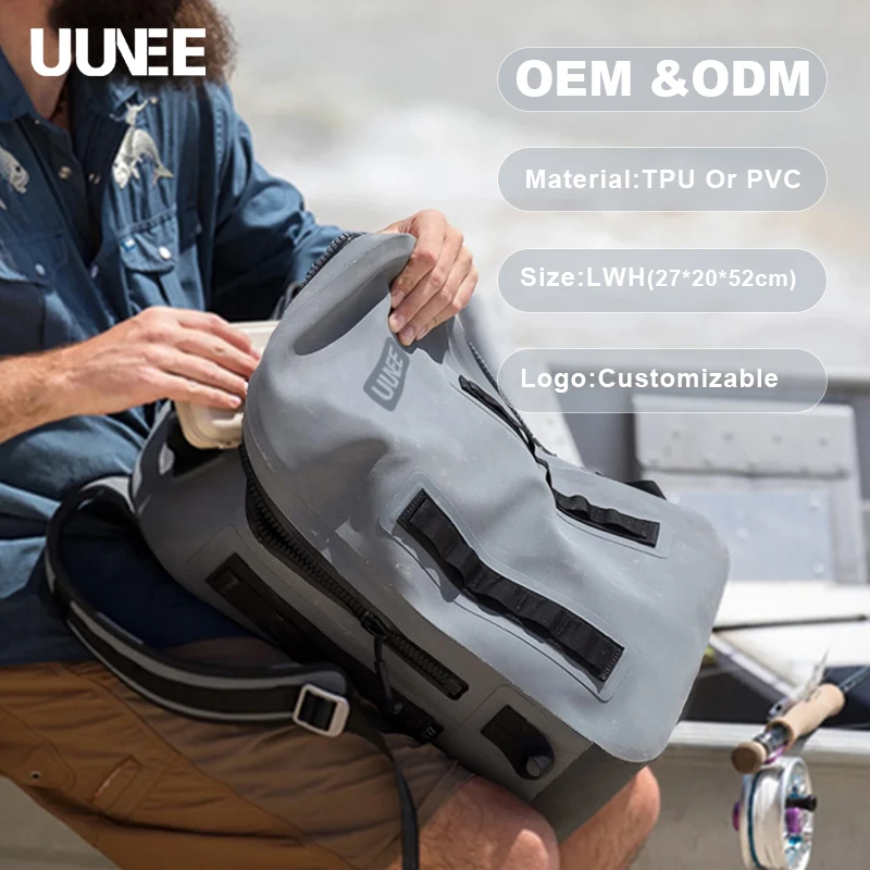 UUNEE Wholesale 28l Travel Full Waterproof Diving Submersible Day Pack Dry Backpack For Camping Hiking Trekking Kayaking