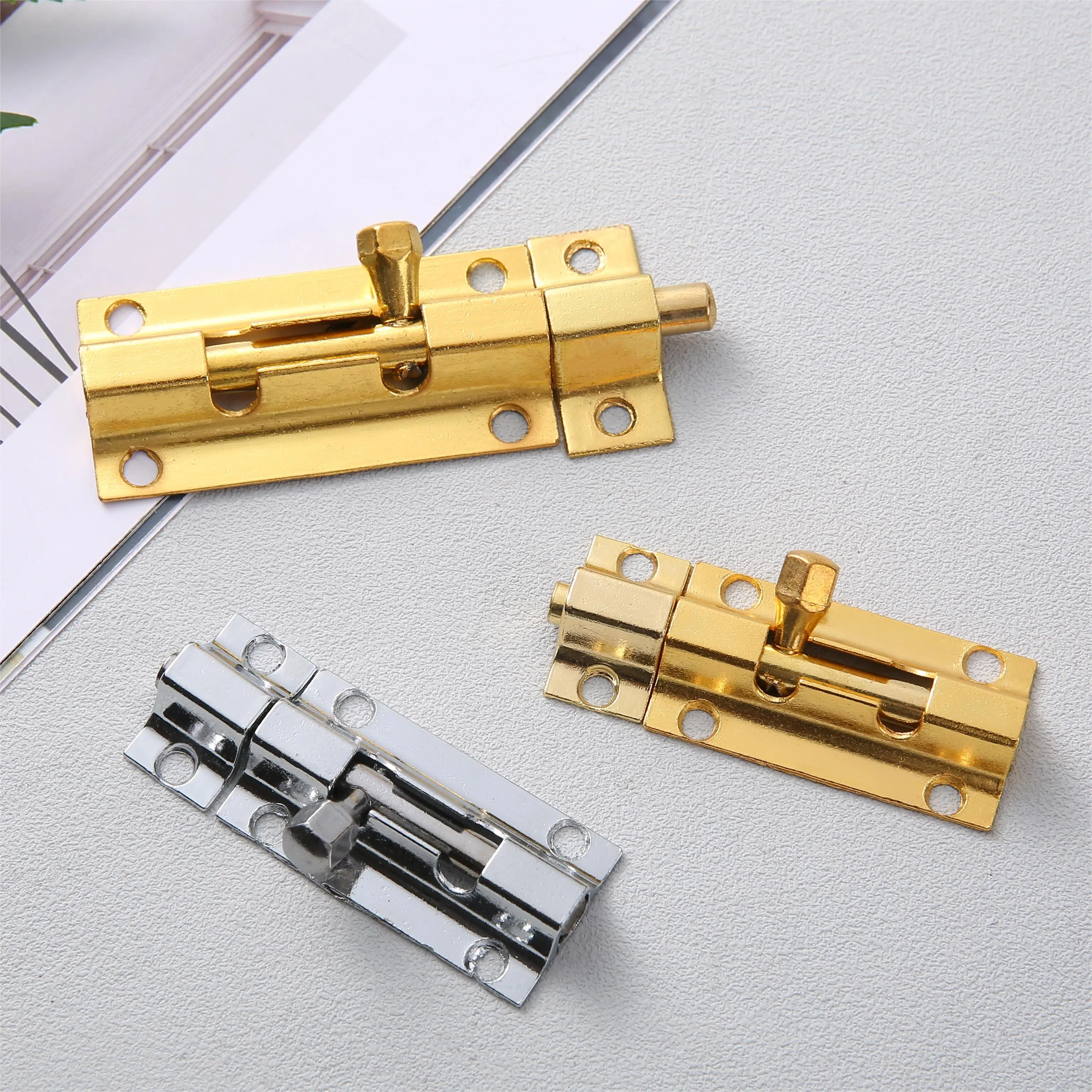 Global hot sale zinc alloy door bolt tower bolt latch door lock