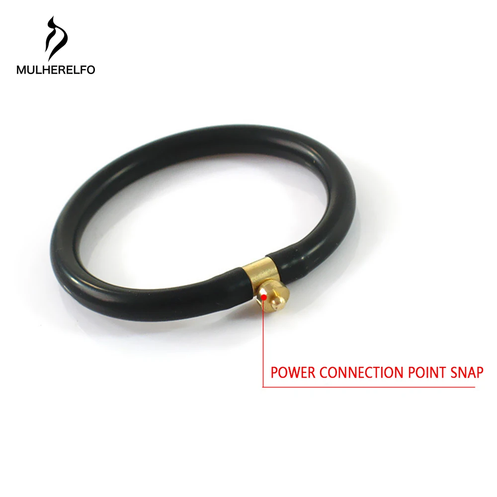 MULHERELFO Electric shock pulse stainless steel urethral stimulation Anal plug Silicone Scrotum Stimulation