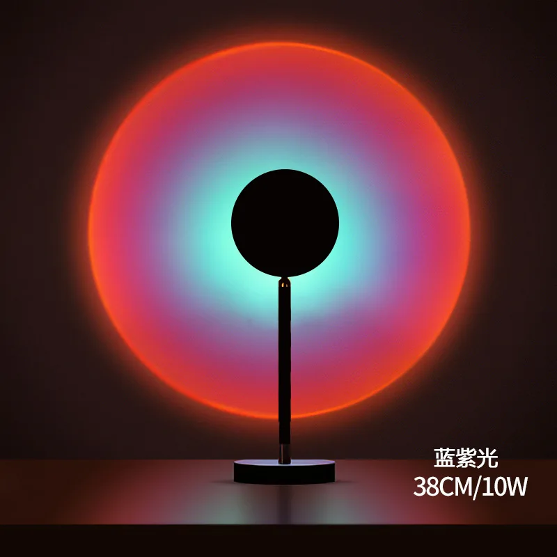 Hot Sale Luxury Home Night Led Color Rgb Sunset Rainbow Decoration Lighting Floor Lamp