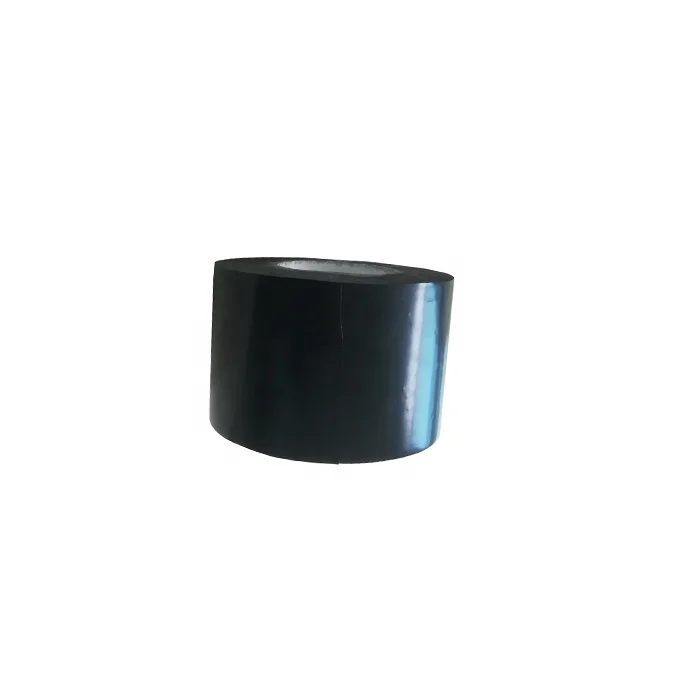 MENGSHAN Brand  0.381mm thick Polyethylene Butyl Rubber Inner Wrap adhesive Tape For Gas Pipelines