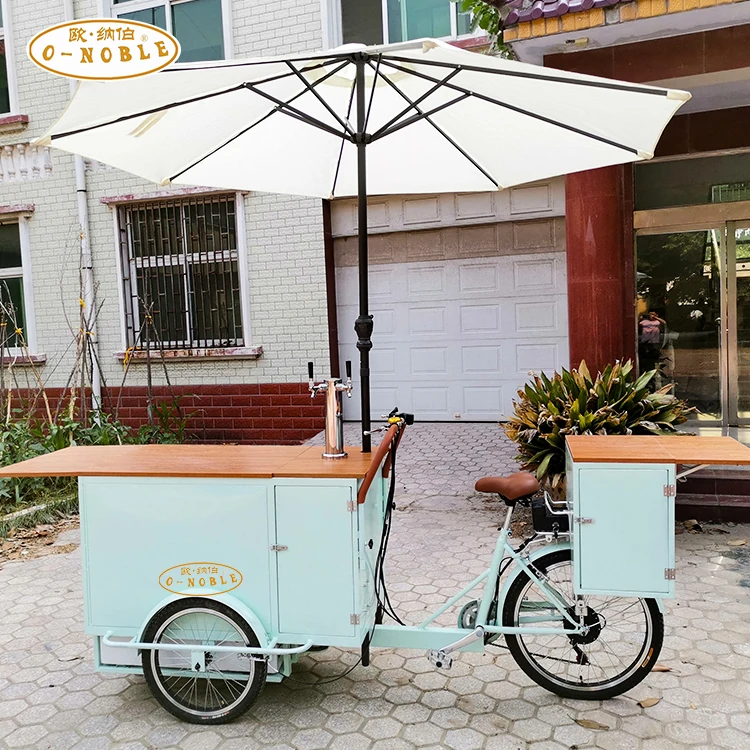 Stylish beer bicycle beer bike Multifunctional mobile fast food car