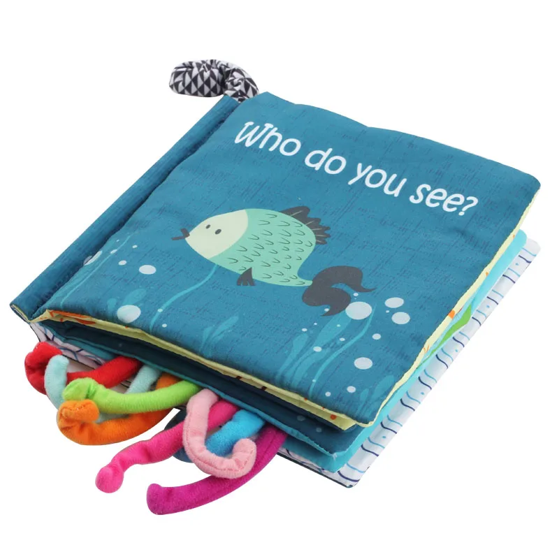 Книги из ткани для детей 3-6 месяцев