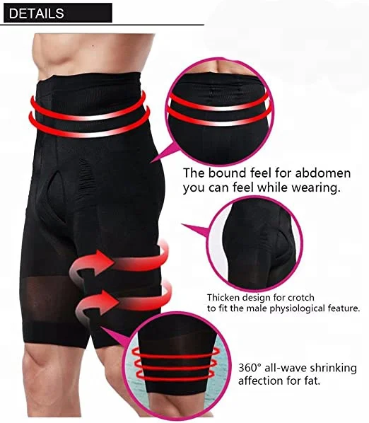 Мужские шорты для похудения, тренировочные компрессионные штаны