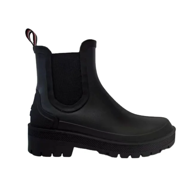 Rain Boots Women Garden Galoshes Waterproof Rubber Chelsea Boot Female Non-slip Rainshoes Fishing Water Shoes