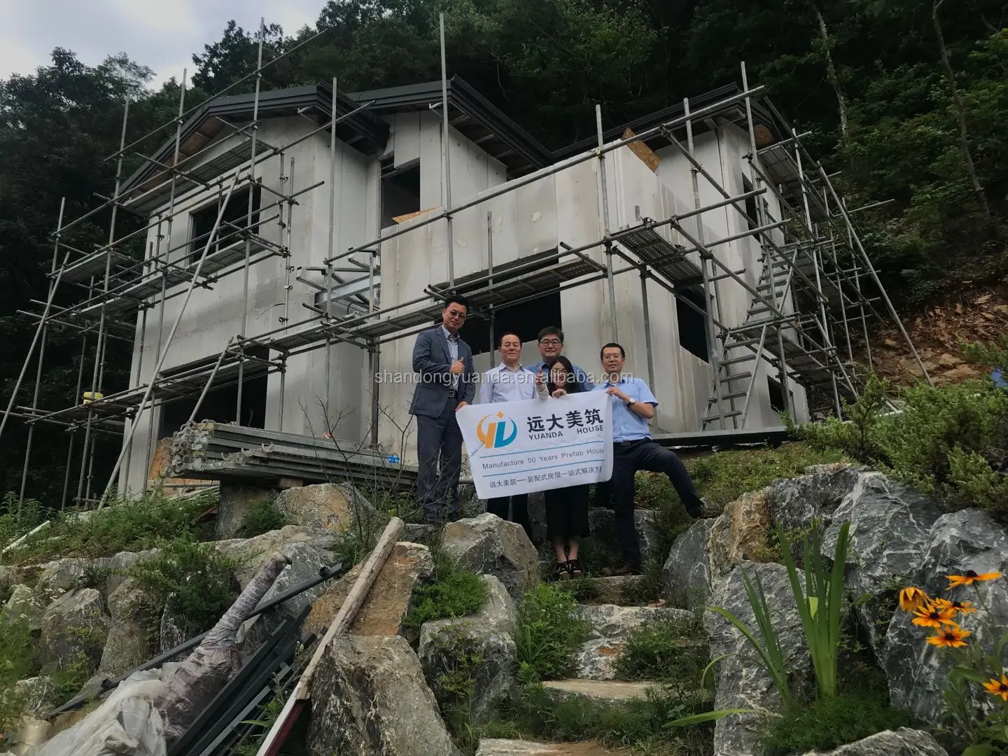 China Luxury Quick Install Steel Prefabricated House in Maldives