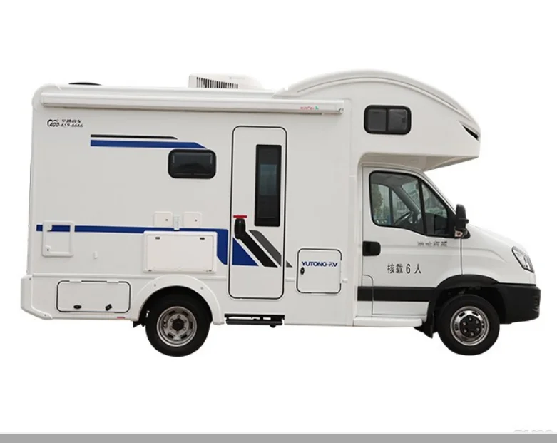 Задний привод 146hp мини полуприцеп дом на колесах, семейный седан, рекреационный автомобиль внедорожный кемпер прицеп с 3 кроватями