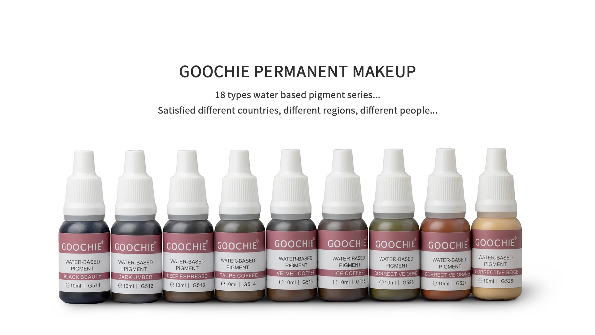 Goochie Watery based Permanent Makeup micropigmentacion Pigmento Microblading