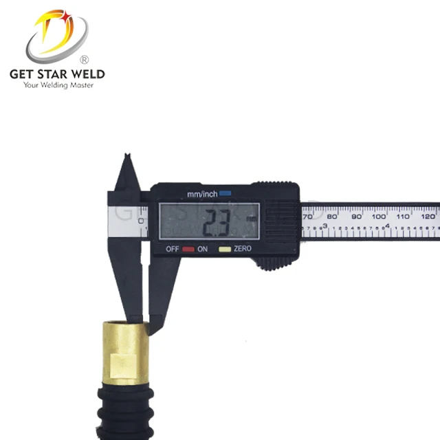 Get Star Weld 200 amp watercooling gas valve flexible tig welding torch body head handle