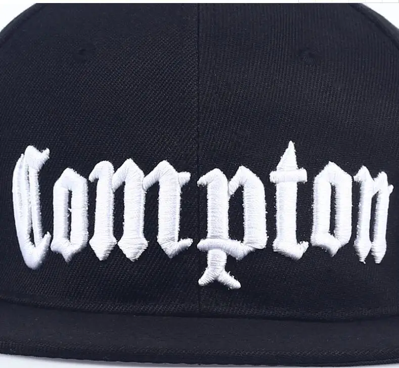 Snap back Caps Outdoor Cotton/Polyester Hip hop Hat Cool Street Dance Hats Custom Embroidery Logo for Adult Unisex with sticker