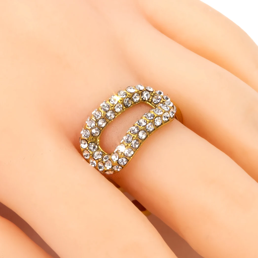 2024 New Arrival 18k Rings Jewelry Women Gold Plated Rings Jewelry Women Stainless Steel Rings Jewelry Women