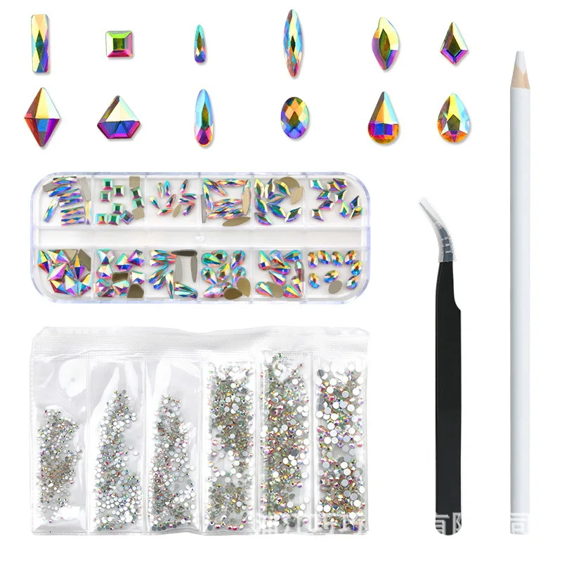 Wholesale Amazon Hot Selling Nail Products Crystal Rhinestone Kit For Nail Supplier