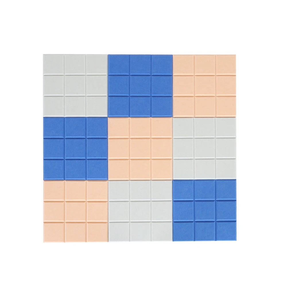 Customized ASTM E84 12Mm 100% Fiber Acoustic Panel Sound Insulation For Interior Decoration