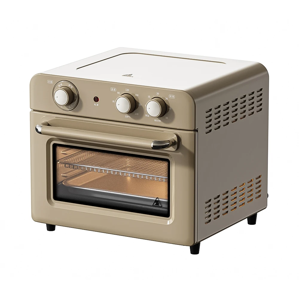 1500w 18L Mechanical Air Fry Oven Home Apartment Hotel Use Manual Control Knob Stainless Steel Ary Fryer Electric Baking Ovens