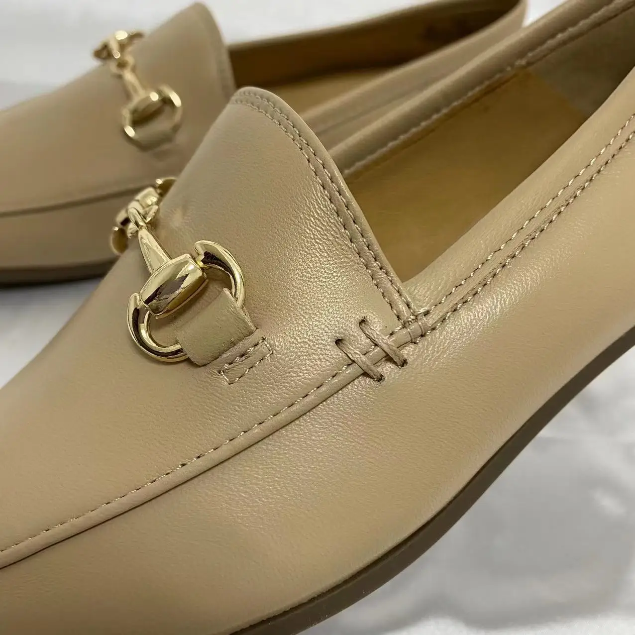 Lambskin leather formal Women Flat loafer Shoes ladies moccasins lazy girls driving Loafers slipper shoe customize logo