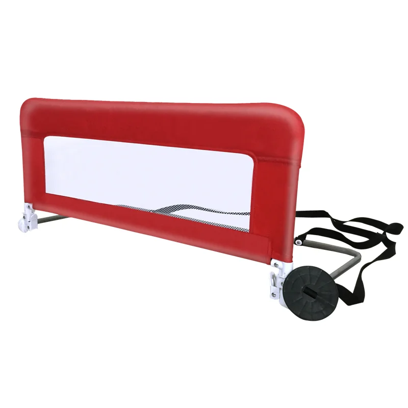 Light Blue Cartoon Pattern Safety Toddler Barrier Bed Kids Guard Bed Rail Baby Bed Protective Barrier