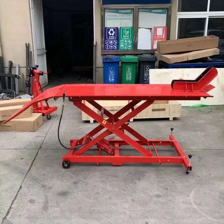 Liftool OEM Manufacturer 1000LBS Motorcycle lift hydraulic lift with second jack Motorcycle lift