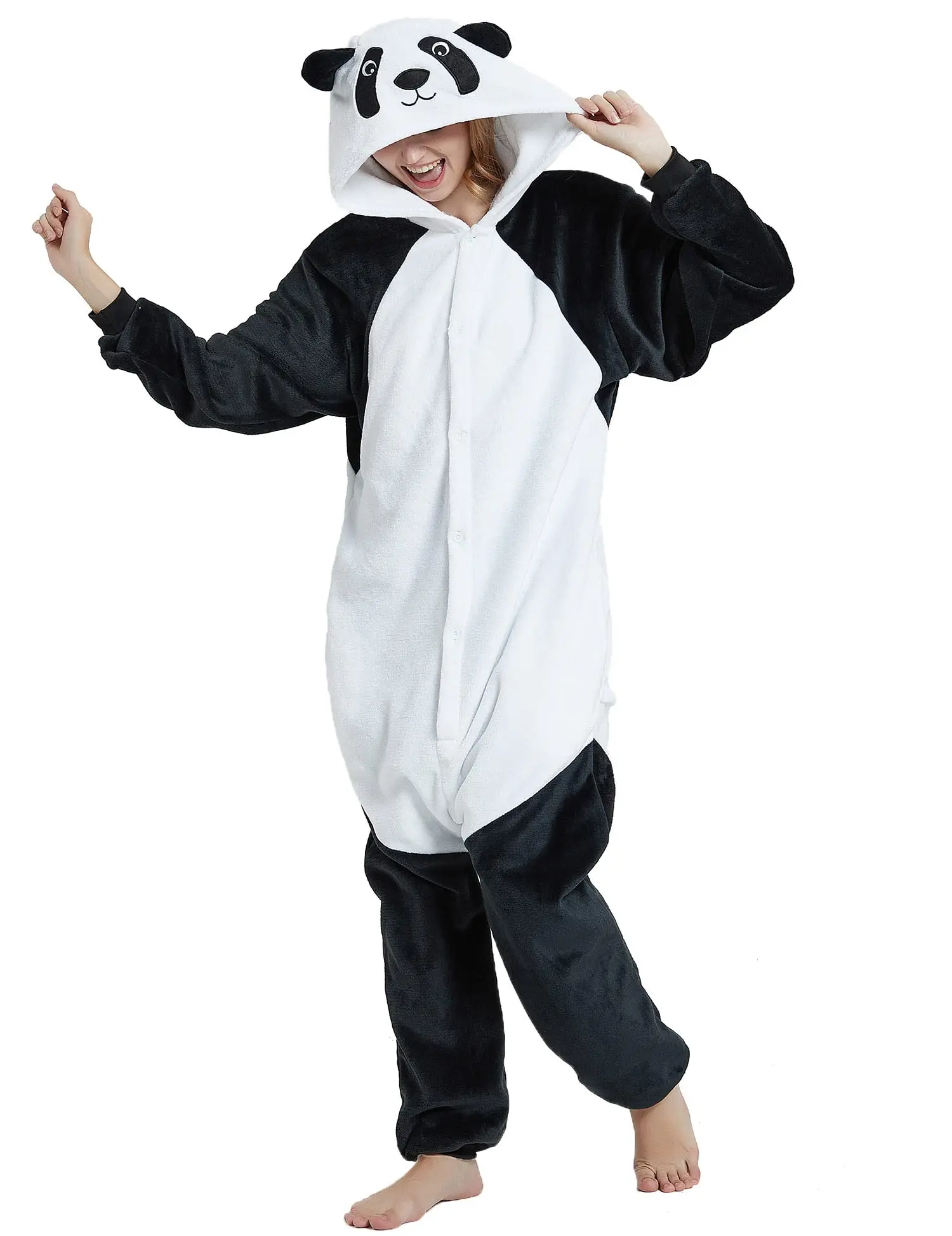 Panda Costumes Animal Onesie Costumes for Girls Halloween Pyjama Party
