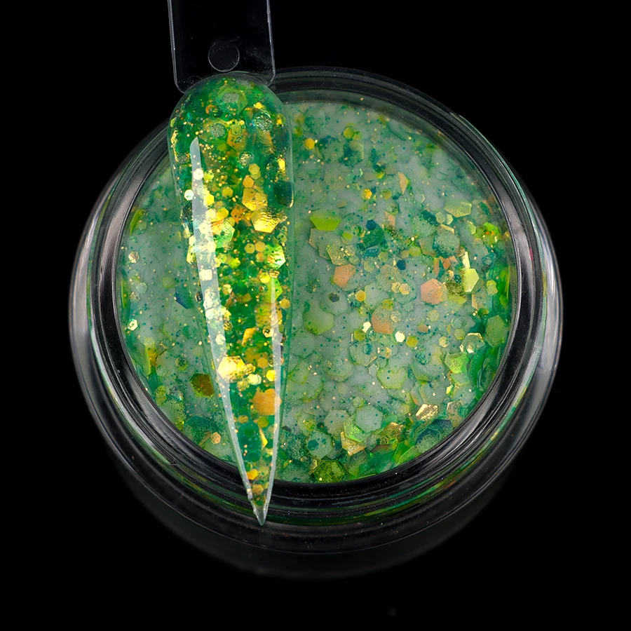 Easy to Use Fast Dry 2 Weeks Lasting Fluorescent Dip Powder Nail Dipping Powder