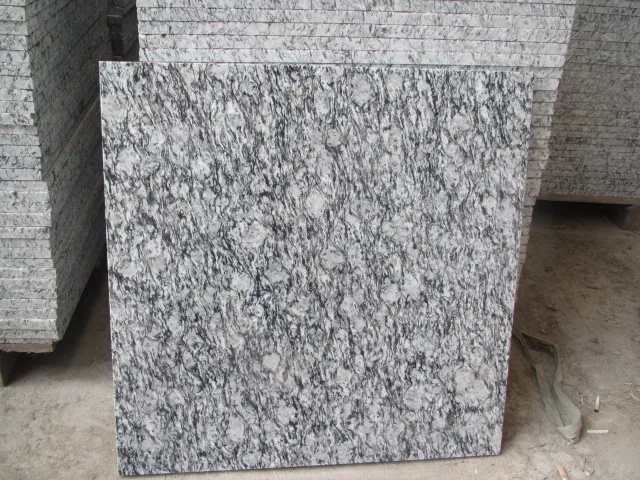 Polished Sea Wave Seawave White Granite Slab