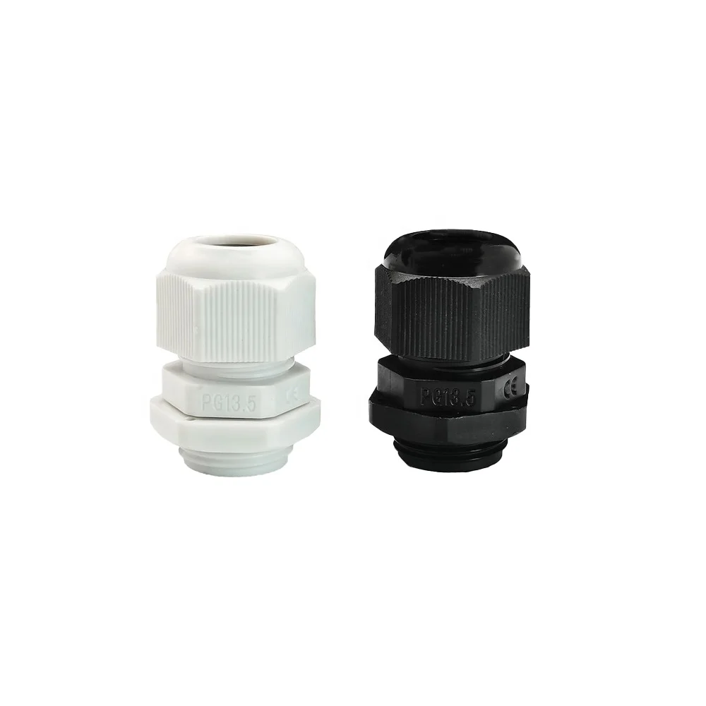 Ip68 Waterproof Cable Gland Connector Plastic Flex Spiral Strain Relief Protector For 42-50mm Wire Thread