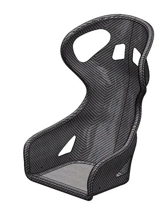 Custom Carbon Fiber Seats True Dry Carbon Process Custom Glass Fiber/FRP/Kevlar Seats