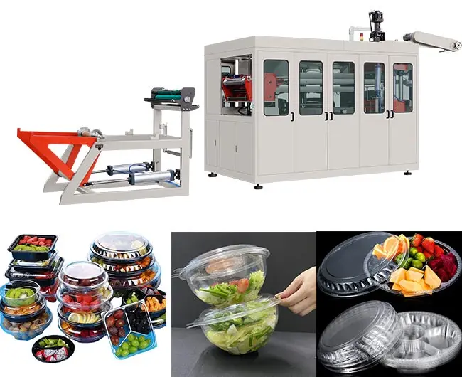 Машина для изготовления пластиковых коробок хранения и транспортировки одноразовых