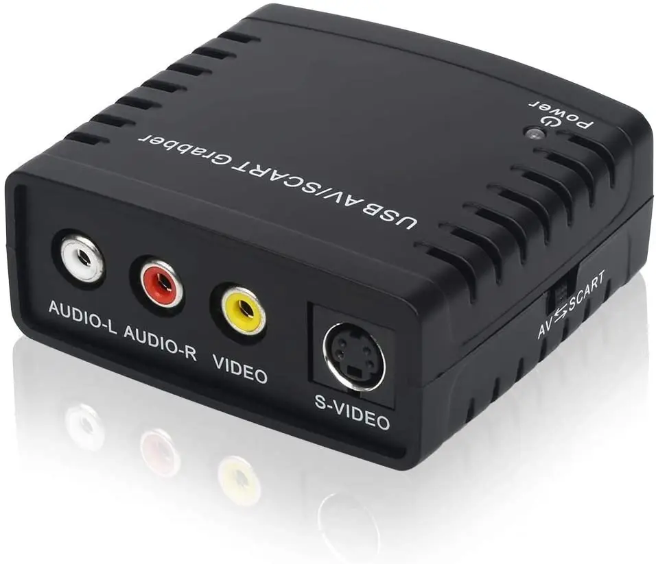 USB Video Grabber Adapter- TV / Hi8 / VHS zu Digital Grabber, Video Converter mit Scart Adapter