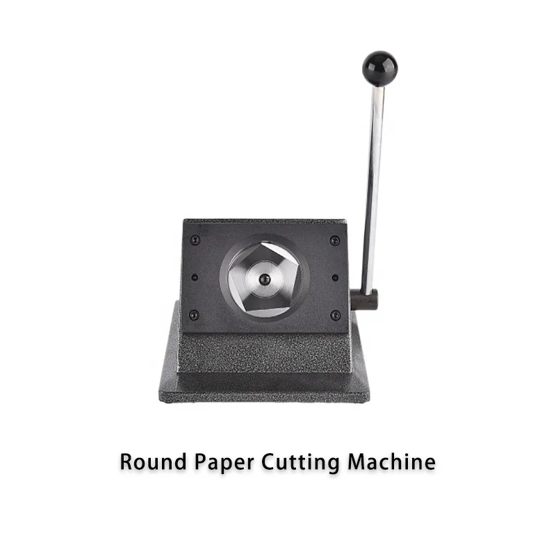 Best Price Manual Button Badge Making Machine With Metal Slide Plate Round Button Maker with Pin Back Button Material 100 Sets