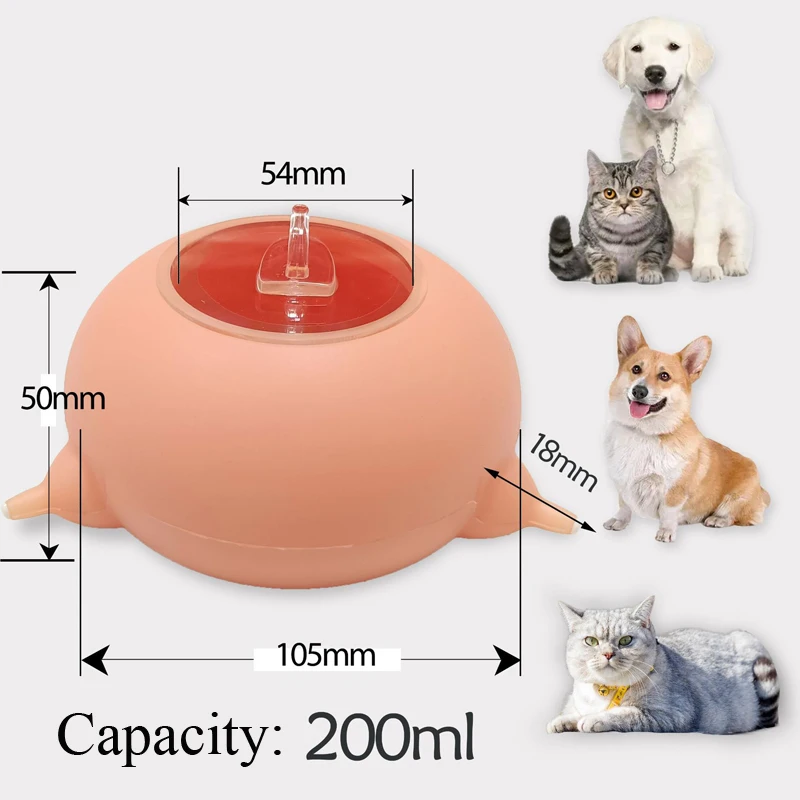 New automatic feeding water milk feeder pet breastfeeding silicone nipple milk feeder for puppies