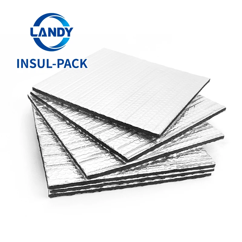 Reflective Alu Foil Black Foam Heat Shield Thermal Sheet Roof Insulation