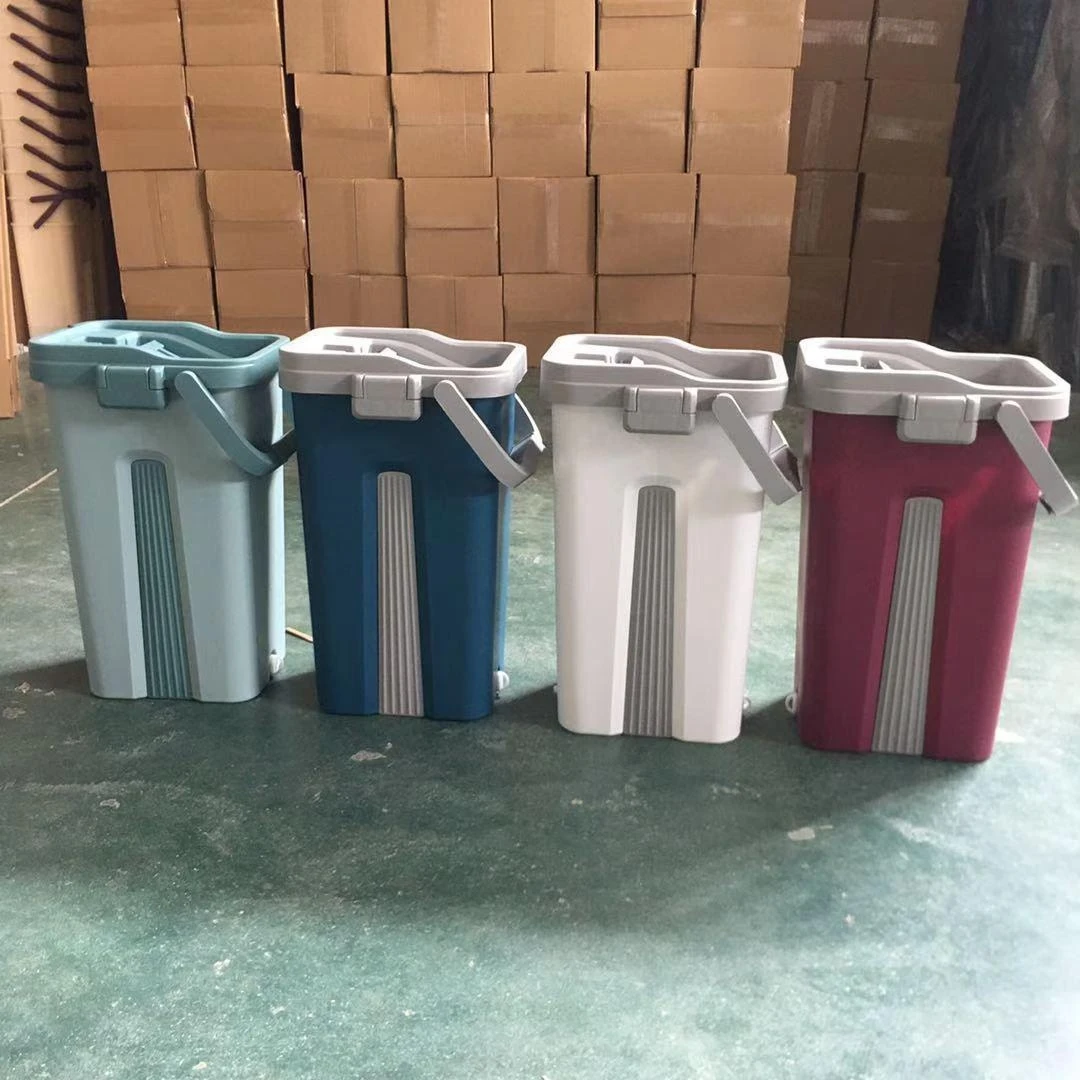 Hot sale Floor Cleaner Flat Mop and Bucket Set Water Squeeze Microfiber Magic Flat Mop