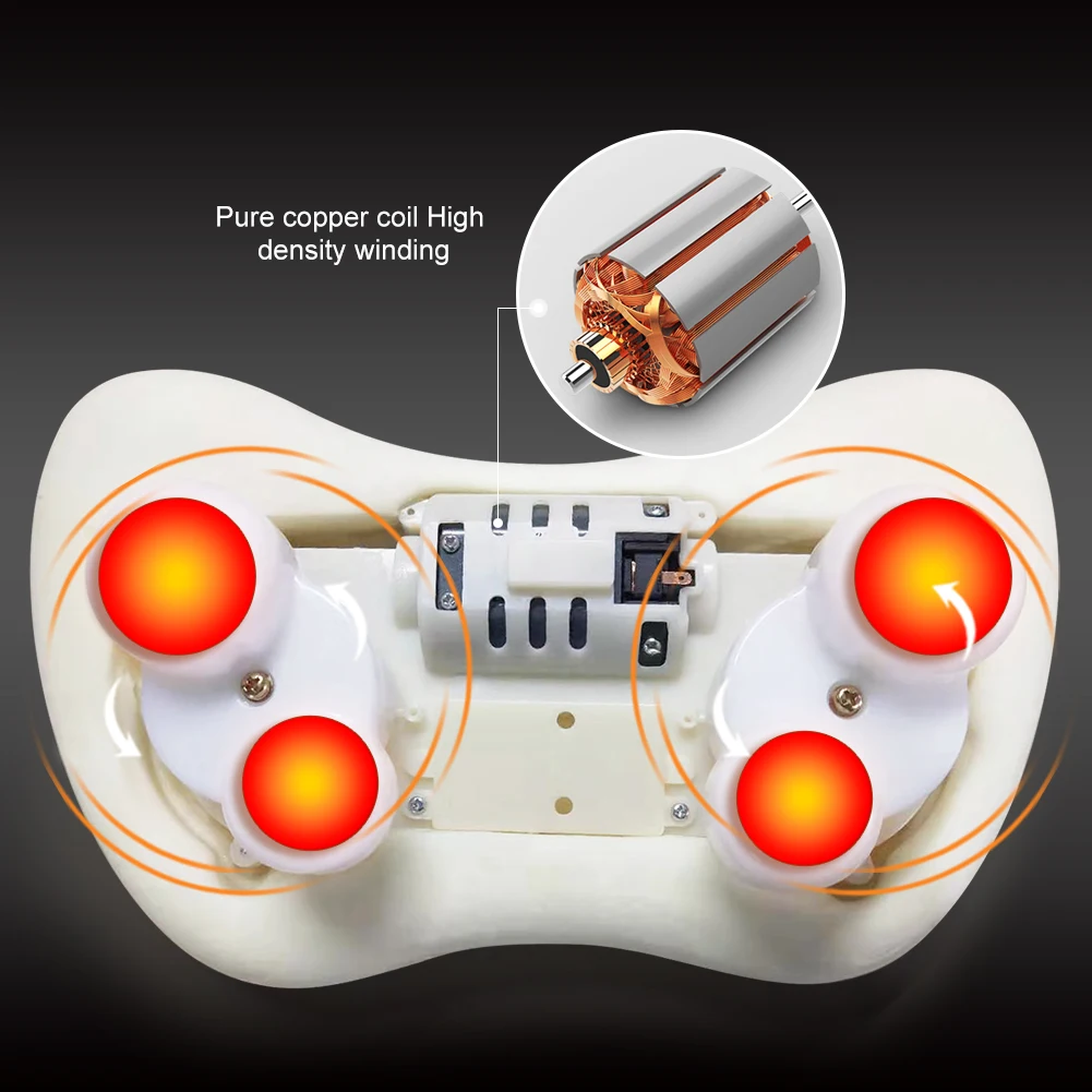 Best Sellers  Lower Back And Shoulder Shiatsu Kneading Electric  Neck Massage Pillow  Exercise With Heat