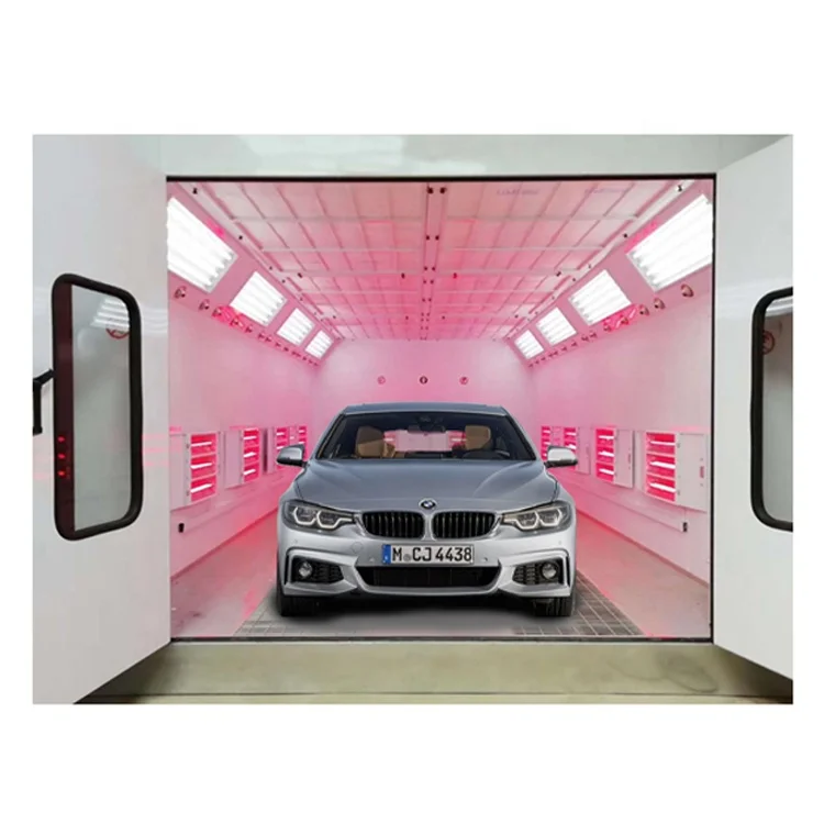 2022 New Car painting oven spraying booth thermal car paint booth room price