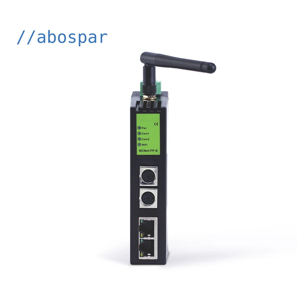 BCNet-FP-S Industrial PLC Gateway RS232 PLC Converter Wifi Ethernet Modbus Tcp RTU DTU PLC Serial Server