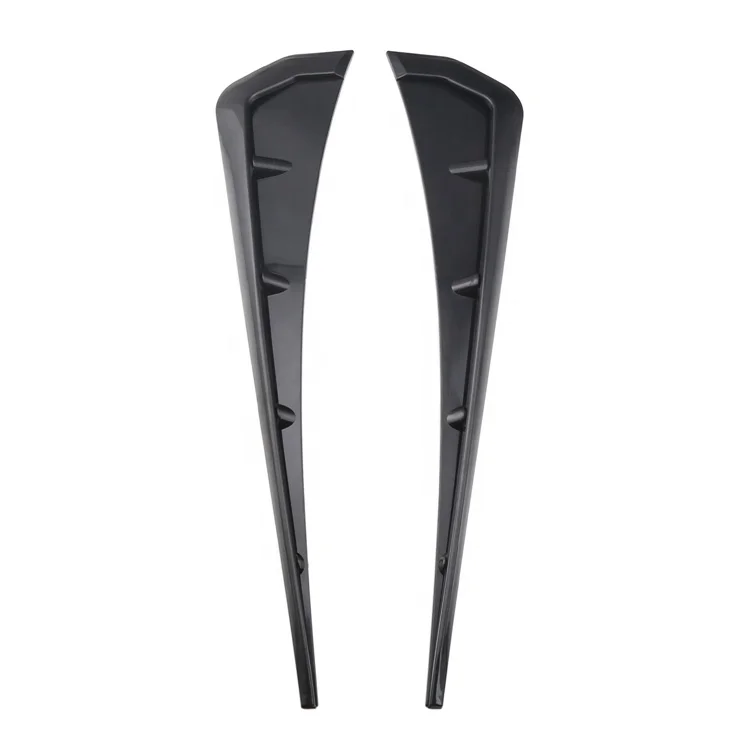 Матовая черная накладка на переднее крыло DTOUCH, боковое вентиляционное отверстие, совместима с 10-й Honda Civic