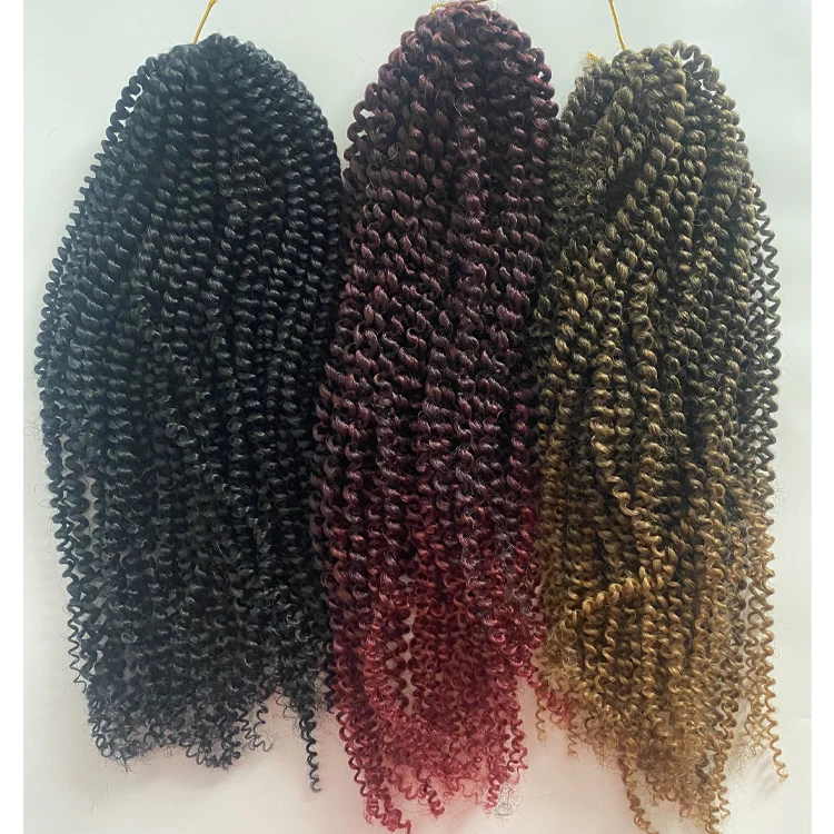 8 Inch Short Passion Twist Hair Kinky Curly Crochet Hair for Black Women Curly Braiding Hair