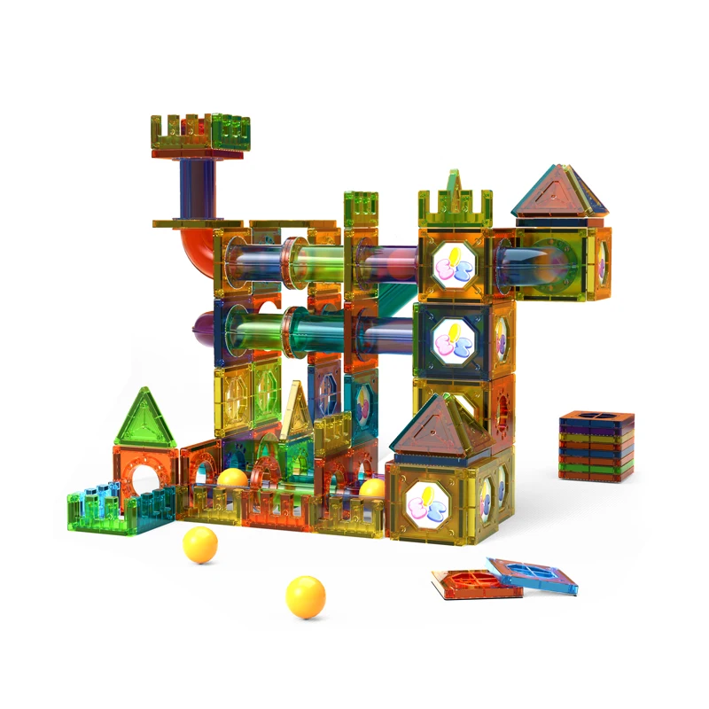 Top sale  Magnetic Tiles Building Blocks toy Educational Magnetic Toy colorful Magnetic Building Blocks set Toy