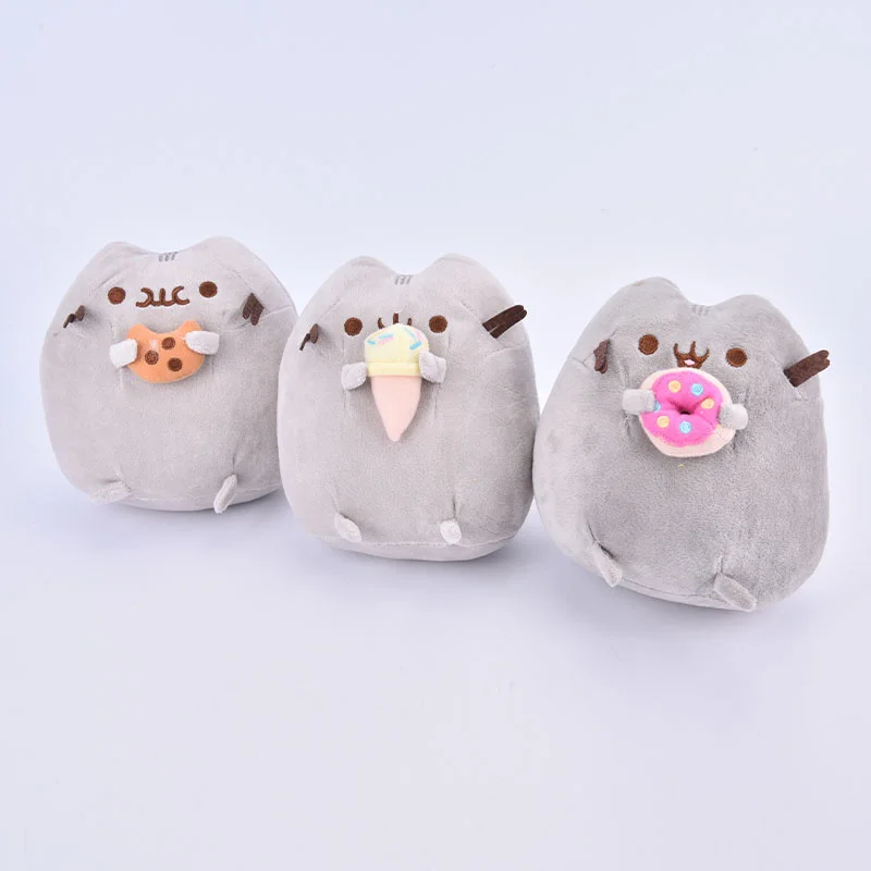 Sushi Cat Plush Toys Donuts Cat Kawaii Cookie Icecream Rainbow Cake Style Plush Soft Stuffed Animals Toys for Children Kids Gift