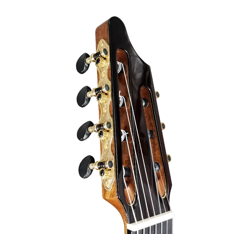 Aiersi handed professional all solid cedar top 7-string nylon string spanish classical guitar for sale