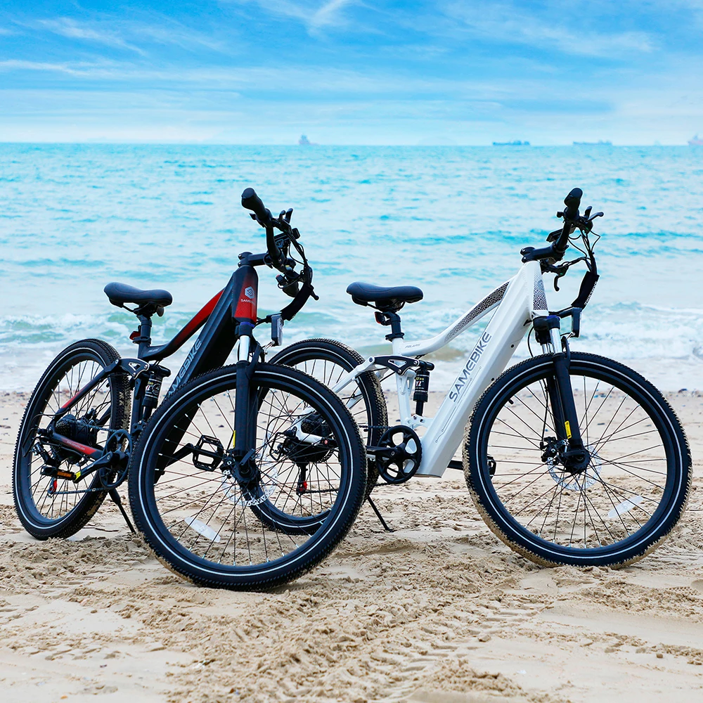 SAMEBIKE China Factory OEM Integrated 48V Lithium Battery Electric Mountain Bike with Rear Hub Motor