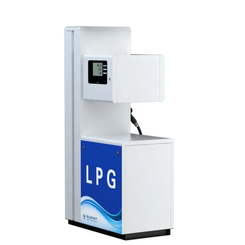 Factory Price lpg gas dispenser station Single Nozzle lpg mobile filling station