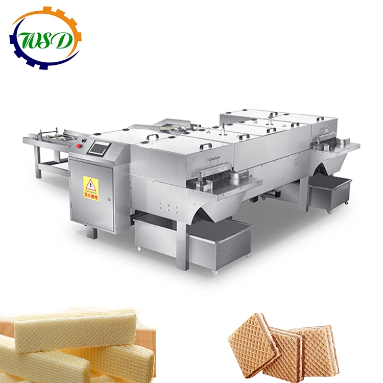 Hot Sale Wafer Cutting Machine Low Consumption Chocolate Ball production line Competitive Price Waffle Maker Baking Equipment