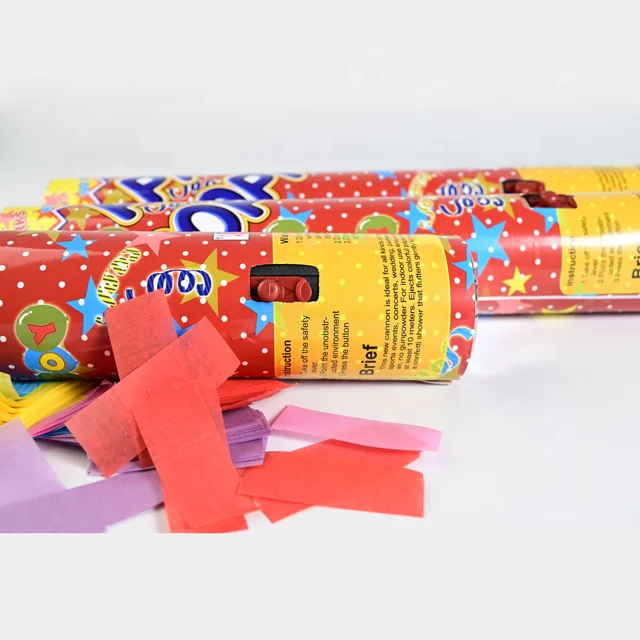 Press Button Confetti Shooter