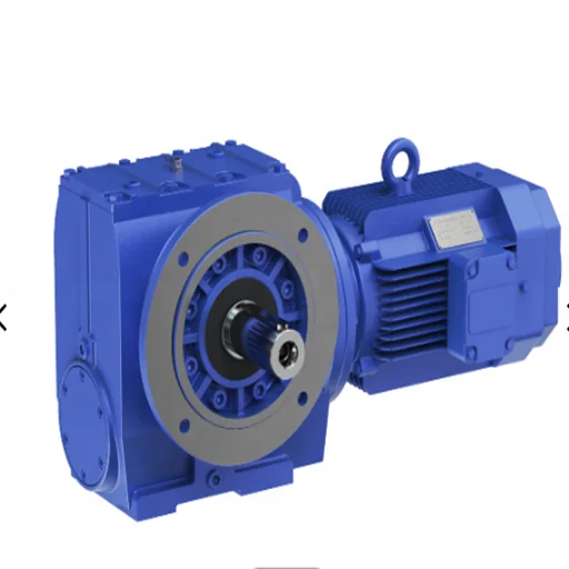 S Series Foot Mounted Solid Shaft Helical-Worm Geared Reducer with Inline Motor 7.5kw Motor